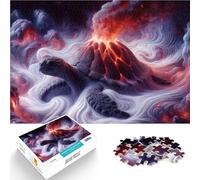 Puzzle 1000 pezzi per adolescenti Tartaruga Vulcano Giocattolo educativo intellettuale decomprimente perché è ideale come regalo per tutta la famiglia 75x50cm