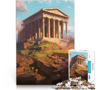 Puzzle 1000 pezzi per adolescenti Tempio di Efesto Antistress Vacanza in patria Uccidere il tempo Adatto per la decorazione del desktop 38x26cm