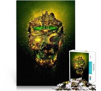 Puzzle 1000 pezzi per adolescenti Teschio infestato II Antistress Vacanza in patria Uccidere il tempo Migliorare l'amore tra le coppie 38x26cm