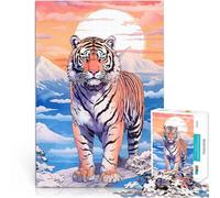 Puzzle 1000 pezzi per adolescenti Tigre d'oro Antistress Vacanza in patria Uccidere il tempo Decorazioni e regali unici per la casa 75x50cm