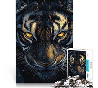 Puzzle 1000 pezzi per adolescenti Tigre in primo piano Difficile da completare ma divertente e umoristico Decorazione della casa 52x38cm