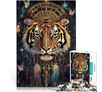 Puzzle 1000 pezzi per adolescenti Tigre magica fantasy per il giocattolo di sfida del gioco educativo Decorazioni e regali unici per la casa 38x26cm