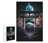 Puzzle 1000 pezzi per adolescenti Torii Gate to Mount Fuji -1 puzzle per adulti giochi relax, un'opera d'arte per compleanno, Natale, 1000 pezzi