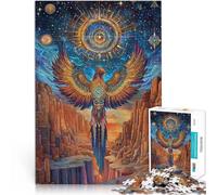 Puzzle 1000 pezzi per adolescenti Totem della fenice Antistress Vacanza in patria Uccidere il tempo Lista dei desideri con Babbo Natale 38x26cm