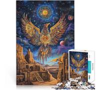 Puzzle 1000 pezzi per adolescenti Totem della fenice Giocattolo educativo intellettuale decomprimente Collezione di artisti, Belle arti 52x38cm