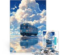 Puzzle 1000 pezzi per adolescenti Treno sotto un cielo nuvoloso Giocattoli da gioco per regalo di famiglia Interazione genitore-figlio 75x50cm