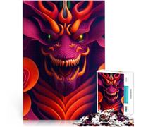 Puzzle 1000 pezzi per adolescenti Un mostro demoniaco della flora Giochi di relax con pezzi completamente interconnessi di forma casuale 52x38cm