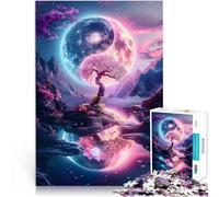 Puzzle 1000 pezzi per adolescenti Un paesaggio Yin e Yang Allena il tuo cervello e le tue mani Collezione di artisti, Belle arti 38x26cm