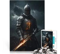 Puzzle 1000 pezzi per adolescenti Un potente cavaliere medievale giochi divertenti per famiglie Decorazioni e regali unici per la casa 75x50cm