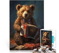 Puzzle 1000 pezzi per adolescenti Una canzone dell'orso molto amata Gioco rompicapo Ogni pezzo è unico - Gioco divertente e stimolante per tutta la famiglia 38x26cm