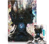 Puzzle 1000 pezzi per adolescenti Una storia vecchia come il tempo Gioco pratico Decorazione murale Regali unici per compleanno e Natale 75x50cm