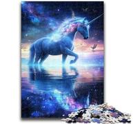 Puzzle 1000 pezzi per adolescenti Unicorno dell'universo Giocattoli Giochi educativi Antistress Interazione genitore-figlio per età 14+ 26x38cm