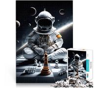 Puzzle 1000 pezzi per adolescenti Universo degli scacchi Riduzione dello stress interessante Decorazioni e regali unici per la casa 70x100cm