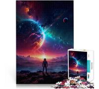 Puzzle 1000 pezzi per adolescenti Universo del colore RGB Giocattoli da gioco per regalo di famiglia Lista dei desideri con Babbo Natale 75x50cm