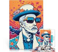 Puzzle 1000 pezzi per adolescenti Uomo elegante Giocattoli educativi per l'apprendimento Giochi per famiglie Migliorare la memoria 52x38cm