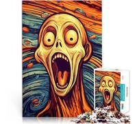 Puzzle 1000 pezzi per adolescenti Urlo 6 Aiuta il cervello ad allenare i giocattoli che creano dipendenza per coltivare la pazienza Adatto alle coppie 50x70cm