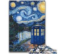 Puzzle 1000 pezzi per adolescenti Van Gogh Night Sky Gate Giocattolo educativo intellettuale decomprimente Decorazione perfetta 50x75cm