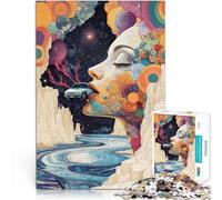 Puzzle 1000 pezzi per adolescenti Viaggio Cosmico per il giocattolo di sfida del gioco educativo Collezione di artisti, Belle arti 38x26cm