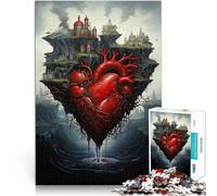 Puzzle 1000 pezzi per adolescenti Viaggio del cuore Antistress Vacanza in patria Uccidere il tempo Adatto per la decorazione del desktop 52x38cm