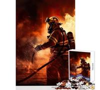 Puzzle 1000 pezzi per adolescenti Vigili del fuoco Giocattolo educativo Regalo di compleanno per gioco educativo Sfida educativa Dimensioni 50x75cm