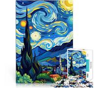 Puzzle 1000 pezzi per adolescenti Villaggio stellato per il giocattolo di sfida del gioco educativo perché è ideale come regalo per tutta la famiglia 38x26cm