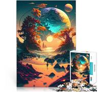 Puzzle 1000 pezzi per adolescenti Vista della valle Difficile da completare ma divertente e umoristico è ideale come regalo per tutta la famiglia 52x38cm