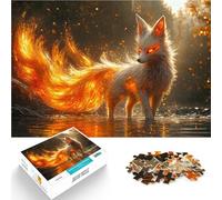 Puzzle 1000 pezzi per adolescenti Volpe di Fuoco Giocattoli educativi per l'apprendimento Giochi per famiglie Regali di Babbo Natale segreto 70x100cm