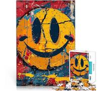 Puzzle 1000 pezzi per adolescenti Volti sorridenti Colori pazzi Vacanza a casa: uccidere il tempo Giocattoli per la decorazione della casa 50x70cm