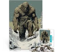 Puzzle 1000 pezzi per adolescenti Yeti gigante Aiuta il cervello ad allenare i giocattoli che creano dipendenza per coltivare la pazienza Decorazione della casa 50x70cm