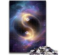 Puzzle 1000 pezzi per adolescenti Yin e Yang Gioco per famiglie Antistress Sfida difficile Adatto per coppie 26x38cm