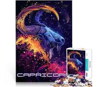 Puzzle 1000 pezzi per adolescenti ZODIAC CAPRICORNO per il giocattolo di sfida del gioco educativo è ideale come regalo per tutta la famiglia 75x50cm