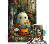 Puzzle 1000 pezzi per adolescenti Zucca fantasma Bohoo per il giocattolo di sfida del gioco educativo Giocattoli per la decorazione della casa 75x50cm