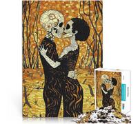 puzzle 1000 pezzi per adulti Abbraccio dello scheletro Giocattoli educativi per l'apprendimento Giochi per famiglie grande regalo 38x26cm