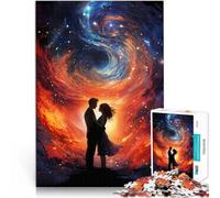 puzzle 1000 pezzi per adulti Abbraccio galattico Difficile da completare ma divertente e umoristico Migliorare l'amore tra le coppie 75x50cm