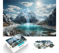 puzzle 1000 pezzi per adulti Acque limpide di montagna Giocattolo educativo intellettuale decomprimente Migliorare l'amore tra le coppie 52x38cm
