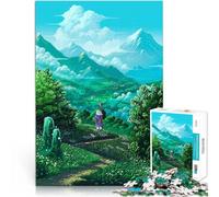 puzzle 1000 pezzi per adulti Al villaggio Aiuta il cervello ad allenare i giocattoli che creano dipendenza per coltivare la pazienza Idee regalo 38x26cm