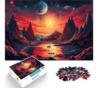 puzzle 1000 pezzi per adulti Alba Cosmica Aiuta il cervello ad allenare i giocattoli che creano dipendenza per coltivare la pazienza grande regalo 52x38cm