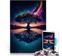 puzzle 1000 pezzi per adulti albero cosmico della vita Difficile da completare ma divertente e umoristico Migliorare la memoria 52x38cm
