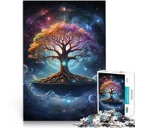 puzzle 1000 pezzi per adulti Albero Cosmico della Vita per il giocattolo di sfida del gioco educativo Regalo di compleanno, regali, arte murale 75x50cm