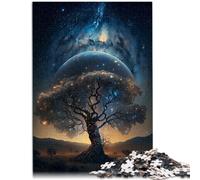 Puzzle 1000 pezzi per adulti albero della vita cosmetico giocattolo educativo intellettuale decomprimente 26x38cm compleanno e regali unici