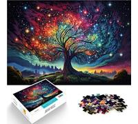 Puzzle 1000 pezzi per adulti albero e pianeta giochi di relax ogni pezzo è unico - gioco familiare stimolante e divertente adatto per adolescenti dai 14 anni e oltre 26 x 38 cm