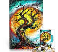 puzzle 1000 pezzi per adulti Albero incantato contorto per il giocattolo di sfida del gioco educativo perché è ideale come regalo per tutta la famiglia 52x38cm