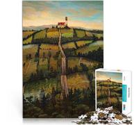 puzzle 1000 pezzi per adulti Alla fine della strada Difficile da completare ma divertente e umoristico Lista dei desideri con Babbo Natale 38x26cm