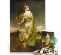 puzzle 1000 pezzi per adulti Allegoria dell'estate - Dipinto del Dio del raccolto Difficile Duro con poster abbinato e foglio di quiz 75x50cm