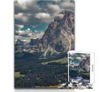 Puzzle 1000 pezzi per adulti Alpe di Siusi gioco educativo apprendimento educativo regalo per compleanni dimensioni 50x75cm