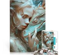 puzzle 1000 pezzi per adulti Amore del drago Giocattoli che creano dipendenza e sfidano l'intelligenza del cervello Opera d'arte 52x38cm