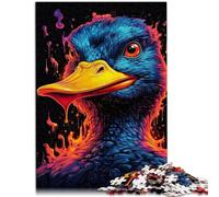 Puzzle 1000 pezzi per adulti Anatra colorata Giocattoli educativi di apprendimento 26x38cm migliora l'amore tra le coppie per adolescenti dai 14 anni e oltre