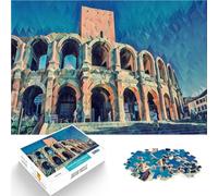 puzzle 1000 pezzi per adulti Anfiteatro romano di Arle Antistress Vacanza in patria Uccidere il tempo Adatto per la decorazione del desktop 52x38cm
