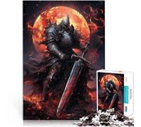 Puzzle 1000 pezzi per adulti Anima ardente Fatto di legno，per età 14+ Difficile e impegnativo Regali di gioco di Natale。misurare：50x75cm/19.68x29.52pollice