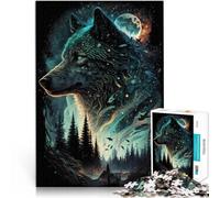 puzzle 1000 pezzi per adulti Anima del lupo Giocattoli che creano dipendenza e sfidano l'intelligenza del cervello Adatto alle coppie 75x50cm